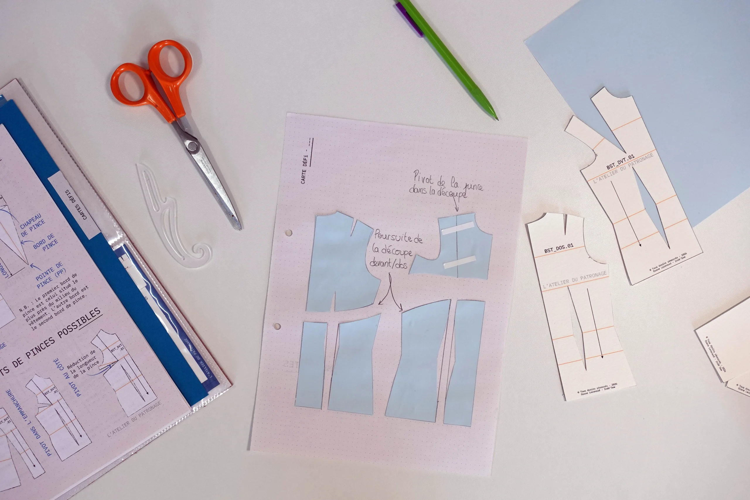 Starter Pack (précommande) – Mon Classeur de Modélisme & Outils de Patronage – Image 9